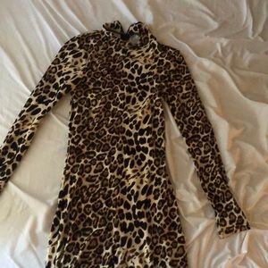Cheetah print bodysuit/romper